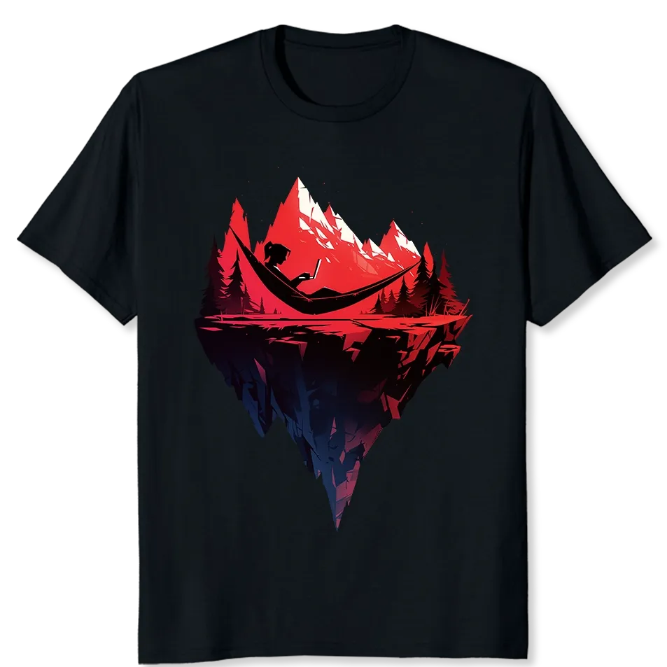 Mountain Office Black T-Shirt