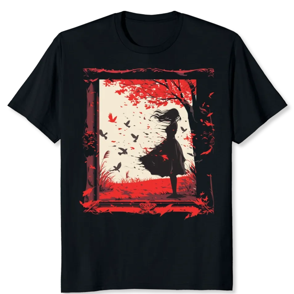 Windswept Soul Black T-Shirt
