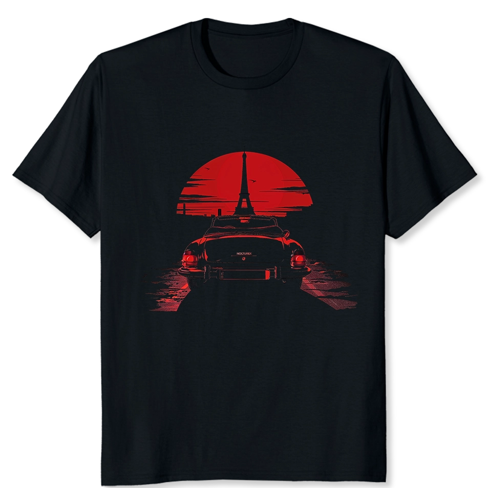 Parisian Escape Black T-Shirt