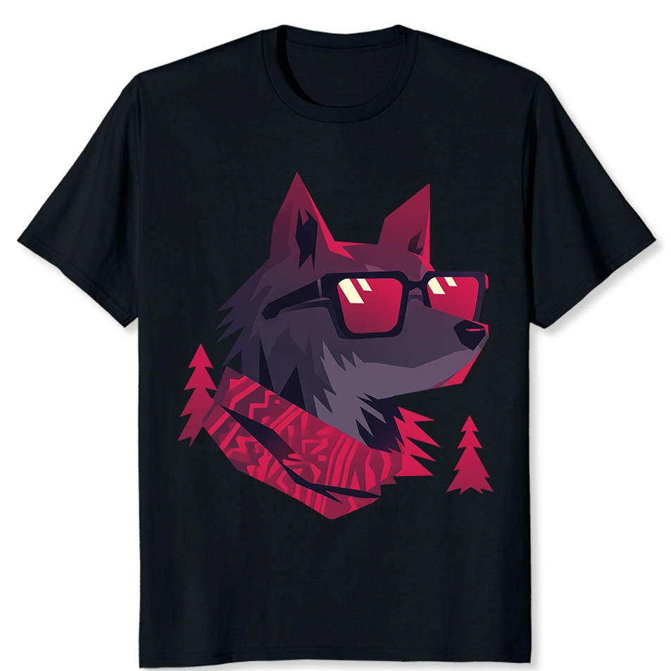 Pine Pup Black T-Shirt